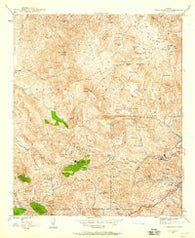 Inspiration Arizona Historical topographic map, 1:24000 scale, 7.5 X 7.5 Minute, Year 1945