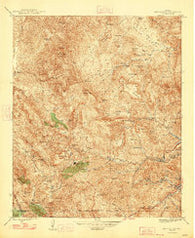 Inspiration Arizona Historical topographic map, 1:24000 scale, 7.5 X 7.5 Minute, Year 1947