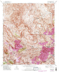 Inspiration Arizona Historical topographic map, 1:24000 scale, 7.5 X 7.5 Minute, Year 1945
