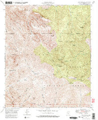 Iron Mountain Arizona Historical topographic map, 1:24000 scale, 7.5 X 7.5 Minute, Year 1948