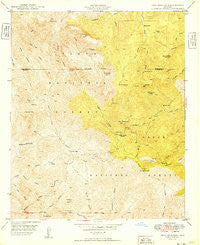 Iron Mountain Arizona Historical topographic map, 1:24000 scale, 7.5 X 7.5 Minute, Year 1949