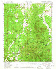 Iron Springs Arizona Historical topographic map, 1:62500 scale, 15 X 15 Minute, Year 1947
