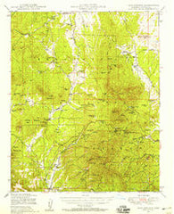 Iron Springs Arizona Historical topographic map, 1:62500 scale, 15 X 15 Minute, Year 1947