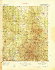 Iron Springs Arizona Historical topographic map, 1:63360 scale, 15 X 15 Minute, Year 1948
