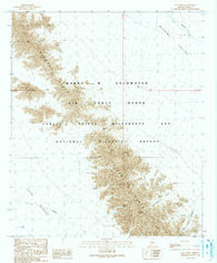 Isla Pinta Arizona Historical topographic map, 1:24000 scale, 7.5 X 7.5 Minute, Year 1990