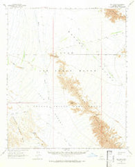 Isla Pinta Arizona Historical topographic map, 1:62500 scale, 15 X 15 Minute, Year 1965