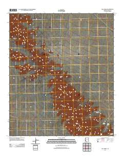 Isla Pinta Arizona Historical topographic map, 1:24000 scale, 7.5 X 7.5 Minute, Year 2011