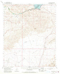 Ives Peak Arizona Historical topographic map, 1:62500 scale, 15 X 15 Minute, Year 1966