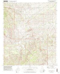 Jackson Mountain Arizona Historical topographic map, 1:24000 scale, 7.5 X 7.5 Minute, Year 1997