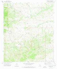 Jackson Mtn. Arizona Historical topographic map, 1:24000 scale, 7.5 X 7.5 Minute, Year 1972