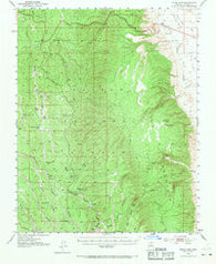Jacobs Lake Arizona Historical topographic map, 1:62500 scale, 15 X 15 Minute, Year 1953