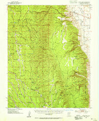 Jacobs Lake Arizona Historical topographic map, 1:62500 scale, 15 X 15 Minute, Year 1953