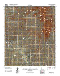Javelina Peak Arizona Historical topographic map, 1:24000 scale, 7.5 X 7.5 Minute, Year 2011