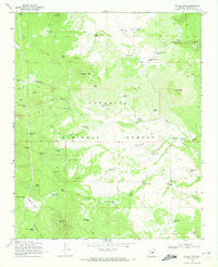 Jaycox Mtn. Arizona Historical topographic map, 1:24000 scale, 7.5 X 7.5 Minute, Year 1970
