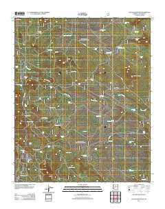 Jaycox Mountain Arizona Historical topographic map, 1:24000 scale, 7.5 X 7.5 Minute, Year 2011