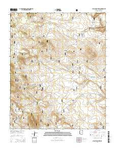 Jaycox Mountain Arizona Current topographic map, 1:24000 scale, 7.5 X 7.5 Minute, Year 2014