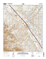 Jaynes Arizona Current topographic map, 1:24000 scale, 7.5 X 7.5 Minute, Year 2014
