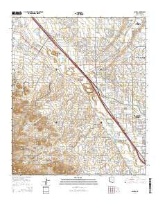 Jaynes Arizona Current topographic map, 1:24000 scale, 7.5 X 7.5 Minute, Year 2014