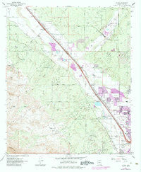 Jaynes Arizona Historical topographic map, 1:24000 scale, 7.5 X 7.5 Minute, Year 1968