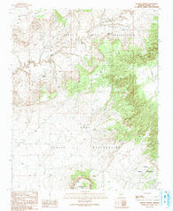 Jeddito Spring Arizona Historical topographic map, 1:24000 scale, 7.5 X 7.5 Minute, Year 1991