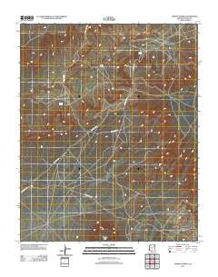Jeddito Spring Arizona Historical topographic map, 1:24000 scale, 7.5 X 7.5 Minute, Year 2011