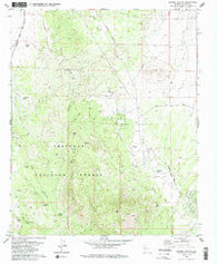 Jerome Canyon Arizona Historical topographic map, 1:24000 scale, 7.5 X 7.5 Minute, Year 1979