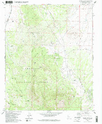 Jerome Canyon Arizona Historical topographic map, 1:24000 scale, 7.5 X 7.5 Minute, Year 1979