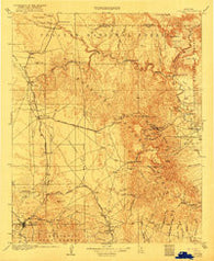 Jerome Arizona Historical topographic map, 1:125000 scale, 30 X 30 Minute, Year 1905