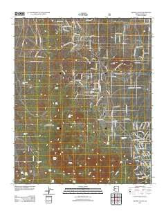 Jerome Canyon Arizona Historical topographic map, 1:24000 scale, 7.5 X 7.5 Minute, Year 2012