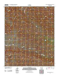 Jerusalem Mountain Arizona Historical topographic map, 1:24000 scale, 7.5 X 7.5 Minute, Year 2011