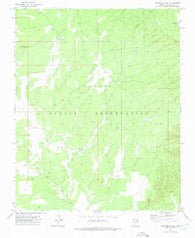 Joe Woody Well Arizona Historical topographic map, 1:24000 scale, 7.5 X 7.5 Minute, Year 1971