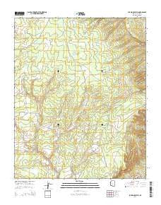 Joe Woody Well Arizona Current topographic map, 1:24000 scale, 7.5 X 7.5 Minute, Year 2014