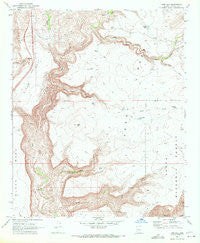 Joes Hill Arizona Historical topographic map, 1:24000 scale, 7.5 X 7.5 Minute, Year 1969