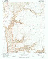 Joes Hill Arizona Historical topographic map, 1:24000 scale, 7.5 X 7.5 Minute, Year 1969