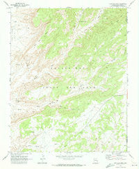 John Daw Mesa Arizona Historical topographic map, 1:24000 scale, 7.5 X 7.5 Minute, Year 1970