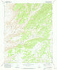 John Daw Mesa Arizona Historical topographic map, 1:24000 scale, 7.5 X 7.5 Minute, Year 1970
