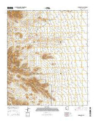 Johnson Well Arizona Current topographic map, 1:24000 scale, 7.5 X 7.5 Minute, Year 2014
