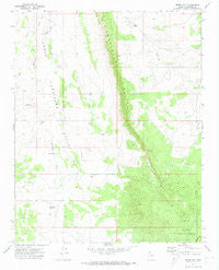 Jones Hill Arizona Historical topographic map, 1:24000 scale, 7.5 X 7.5 Minute, Year 1971
