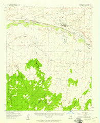 Joseph City Arizona Historical topographic map, 1:62500 scale, 15 X 15 Minute, Year 1955