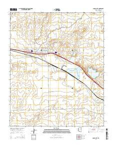 Joseph City Arizona Current topographic map, 1:24000 scale, 7.5 X 7.5 Minute, Year 2014