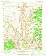 Jumpup Canyon Arizona Historical topographic map, 1:62500 scale, 15 X 15 Minute, Year 1957