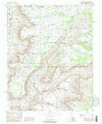Jumpup Point Arizona Historical topographic map, 1:24000 scale, 7.5 X 7.5 Minute, Year 1988
