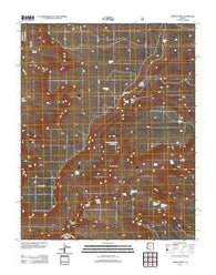 Jumpup Point Arizona Historical topographic map, 1:24000 scale, 7.5 X 7.5 Minute, Year 2012
