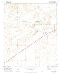 Kachina Point Arizona Historical topographic map, 1:24000 scale, 7.5 X 7.5 Minute, Year 1972