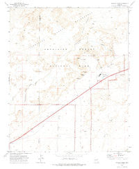 Kachina Point Arizona Historical topographic map, 1:24000 scale, 7.5 X 7.5 Minute, Year 1972