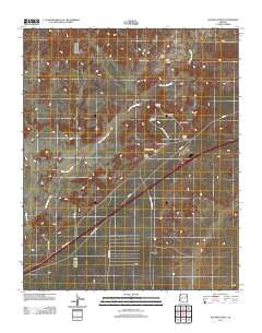 Kachina Point Arizona Historical topographic map, 1:24000 scale, 7.5 X 7.5 Minute, Year 2011