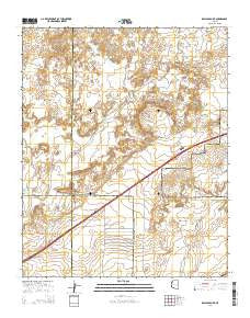 Kachina Point Arizona Current topographic map, 1:24000 scale, 7.5 X 7.5 Minute, Year 2014