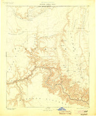 Kaibab Arizona Historical topographic map, 1:250000 scale, 1 X 1 Degree, Year 1886