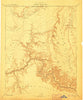 Kaibab Arizona Historical topographic map, 1:250000 scale, 1 X 1 Degree, Year 1886