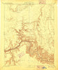 Kaibab Arizona Historical topographic map, 1:250000 scale, 1 X 1 Degree, Year 1886